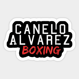 Canelo Alverez boxing - motivation Sticker